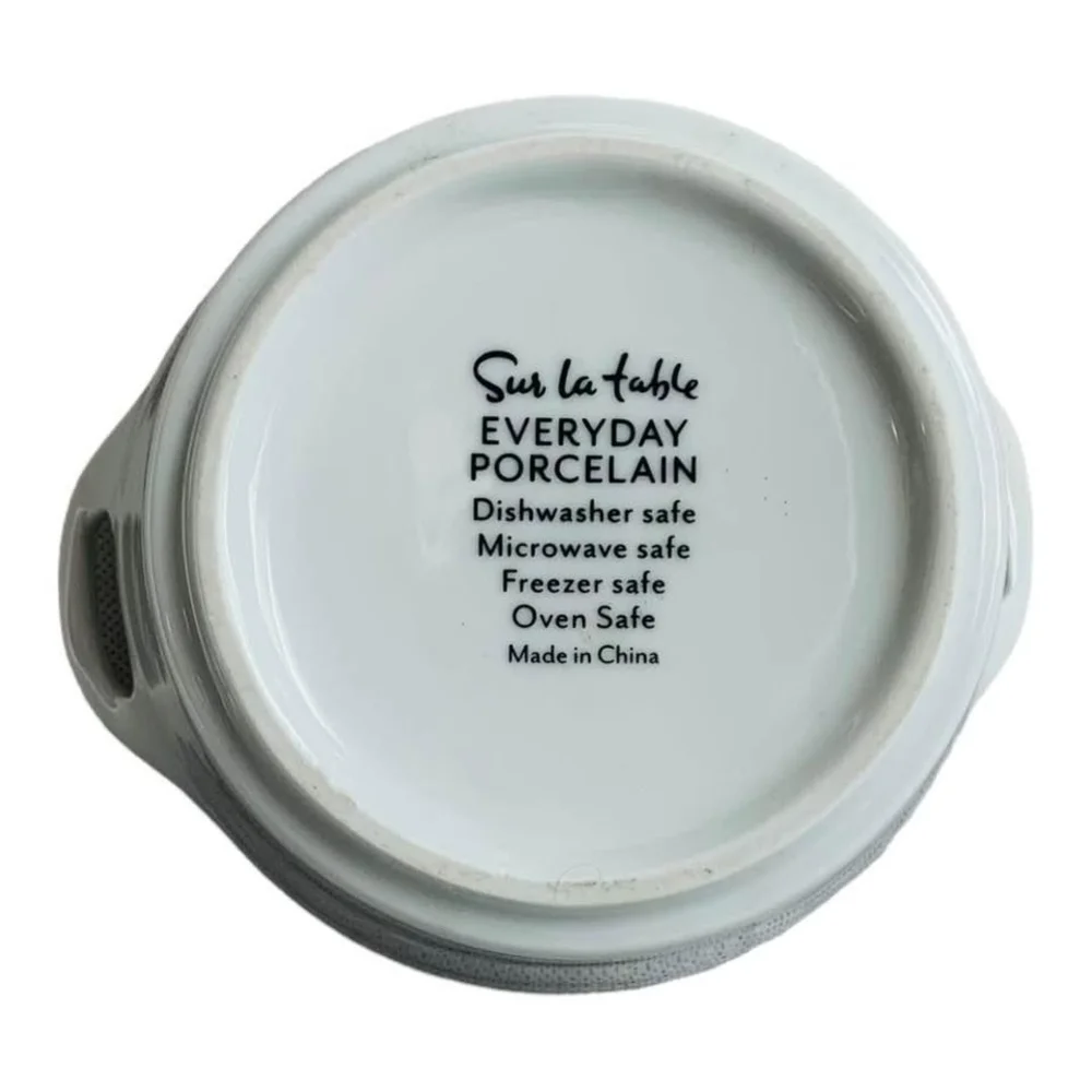 Mini Pot with Lid Sur La Table Porcelain COCOTTE White Mini BAKER Ceramic POT